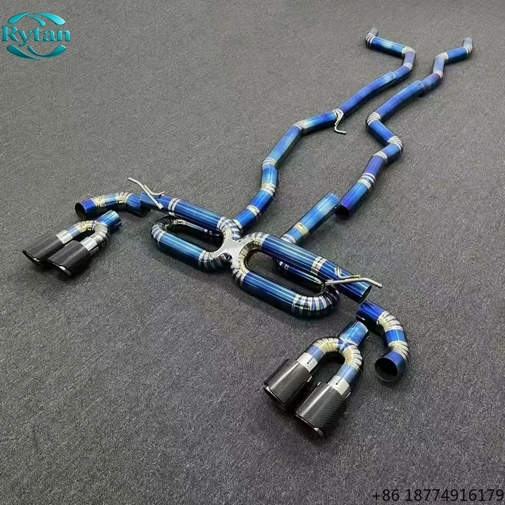 Rytan Exhaust Pipe Exhaust Valved High Quality Titanium Valvetronic Exhaust System Catback for 4.8T Turbo S
Rytan Exhaust Pipe Exhaust Valved High Quality Titanium Valvetronic Exhaust System Catback for 4.8T Turbo S