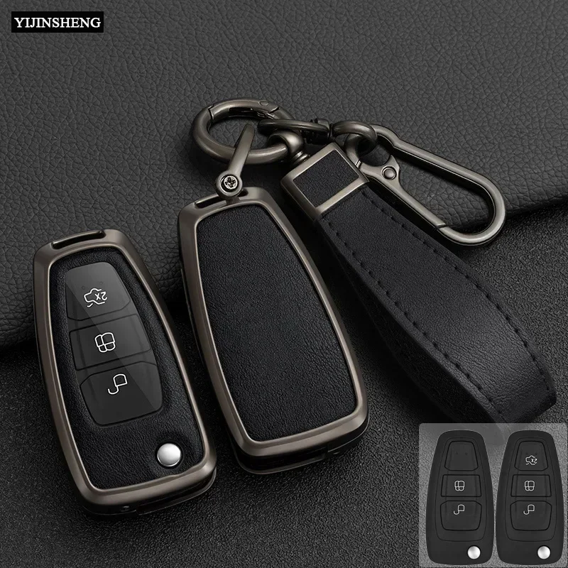 Zinc Alloy + Silicone Car Key Case Cover for Ford Fiesta Ranger C-Max S-Max Focus 3 4 Galaxy Mondeo Transit Tourneo Custom MK4
Zinc Alloy + Silicone Car Key Case Cover for Ford Fiesta Ranger C-Max S-Max Focus 3 4 Galaxy Mondeo Transit Tourneo Custom MK4