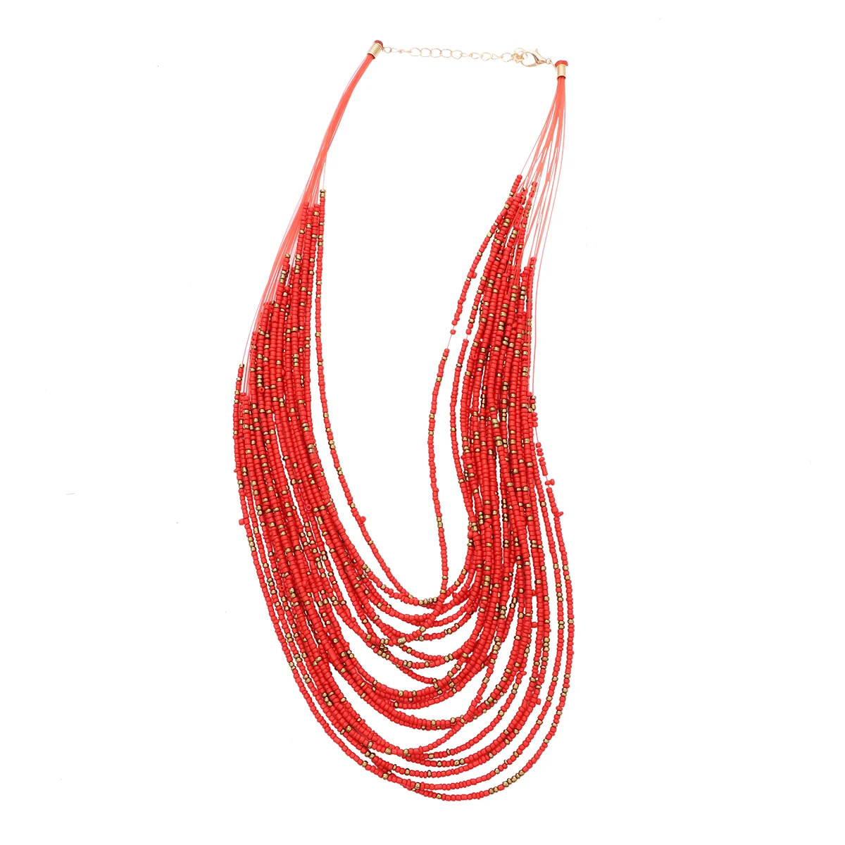 Stylish Multi-layer Rice Bead Necklace for Women Girls Fashion Pendant Choker Thick Durable Elegant Jewelry Gift Party
Stylish Multi-layer Rice Bead Necklace for Women Girls Fashion Pendant Choker Thick Durable Elegant Jewelry Gift Party