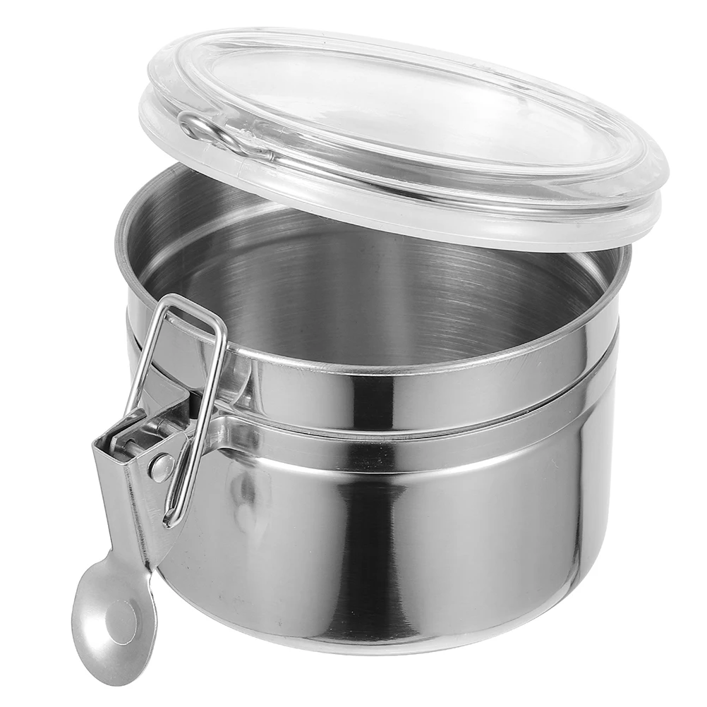 Airtight Storage Tank Stainless Steel Sealed Cans Flour and Sugar Canisters Coffee Bean Container Beans Office
Airtight Storage Tank Stainless Steel Sealed Cans Flour and Sugar Canisters Coffee Bean Container Beans Office