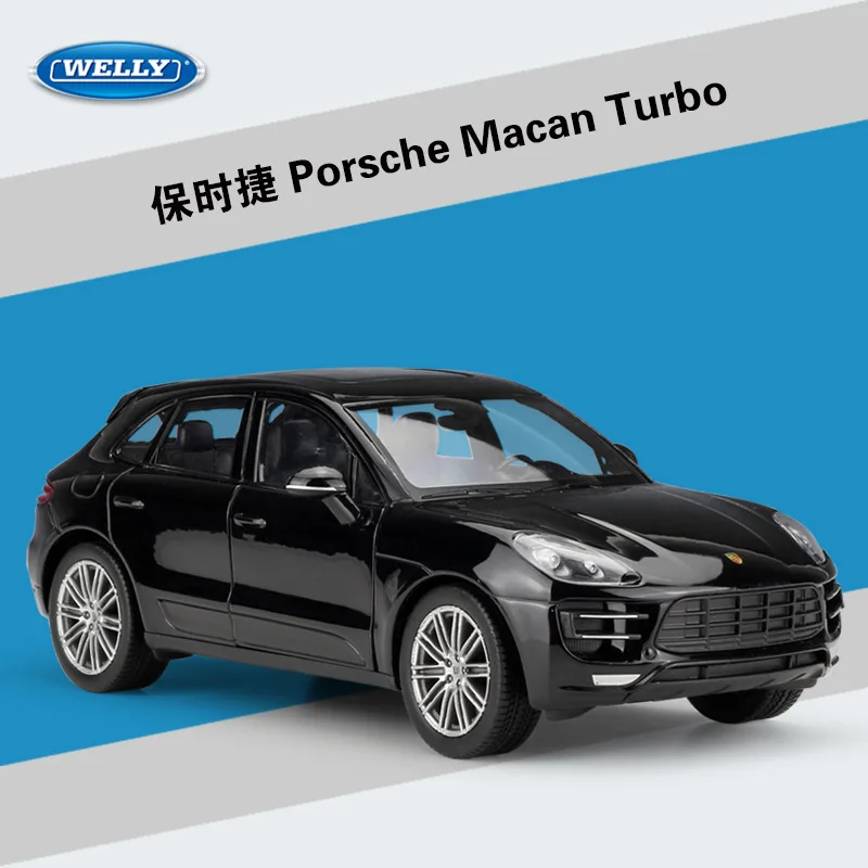 WELLY 1:24 Porsche Macan Turbo SUV High Simulation Diecast Metal Alloy Model car Collection Kids Toy Gifts
WELLY 1:24 Porsche Macan Turbo SUV High Simulation Diecast Metal Alloy Model car Collection Kids Toy Gifts