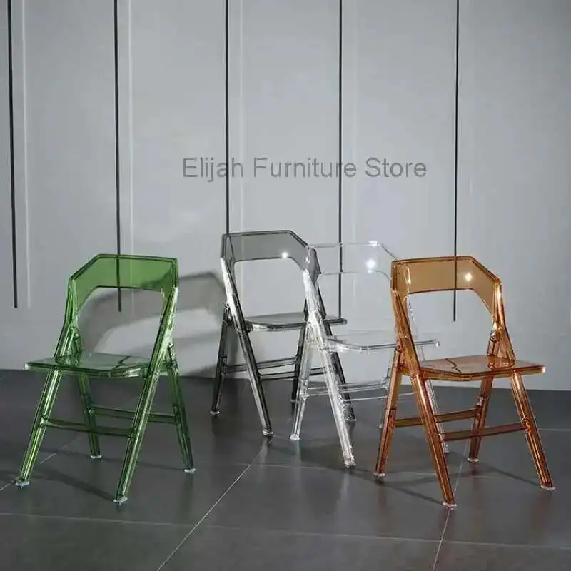 Conference Modern Dining Chair Transparent Acrylic Home Backrest Dining Chair Folding Nordic Mueble Hogar Salon Furniture QF50DC
Conference Modern Dining Chair Transparent Acrylic Home Backrest Dining Chair Folding Nordic Mueble Hogar Salon Furniture QF50DC