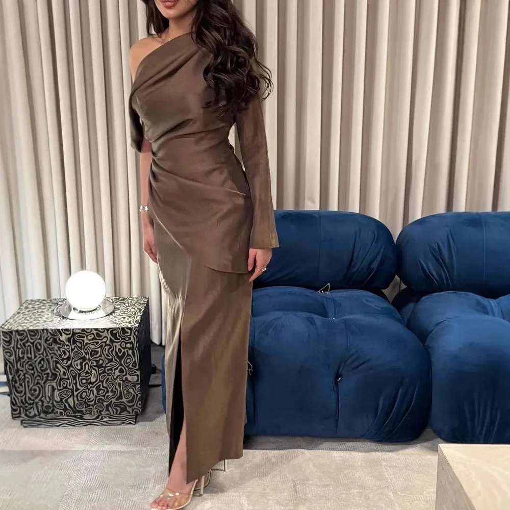 Prom Dress Evening Women Party Long Wedding Guest Elegant Gown Metallic Off Shoulder Ruched Waist Side Slit Maxi Dress Luxury
Prom Dress Evening Women Party Long Wedding Guest Elegant Gown Metallic Off Shoulder Ruched Waist Side Slit Maxi Dress Luxury