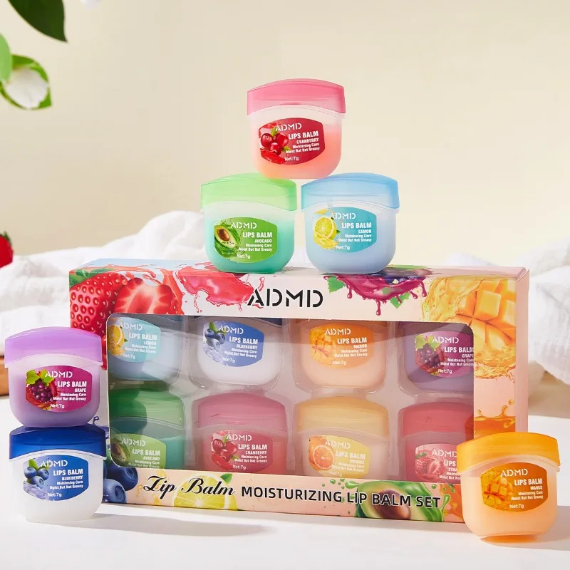 8Pcs Moisturizing Lip Balm Set Natural Plant Extract Hydrating & Anti-Crack Lip Care Plumping Jelly Texture Lip Moisturizer
8Pcs Moisturizing Lip Balm Set Natural Plant Extract Hydrating & Anti-Crack Lip Care Plumping Jelly Texture Lip Moisturizer