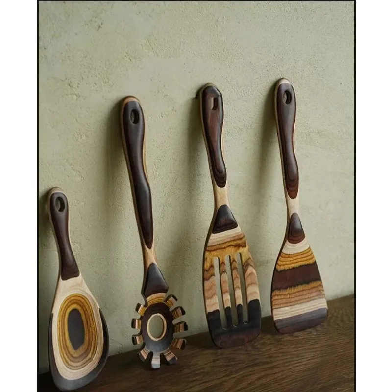 Stir Fried Vegetable Wooden Shovel Food Grade Household Rice Spoon Moroccan Style Gradient Kitchen Kitchenware Set
Stir Fried Vegetable Wooden Shovel Food Grade Household Rice Spoon Moroccan Style Gradient Kitchen Kitchenware Set