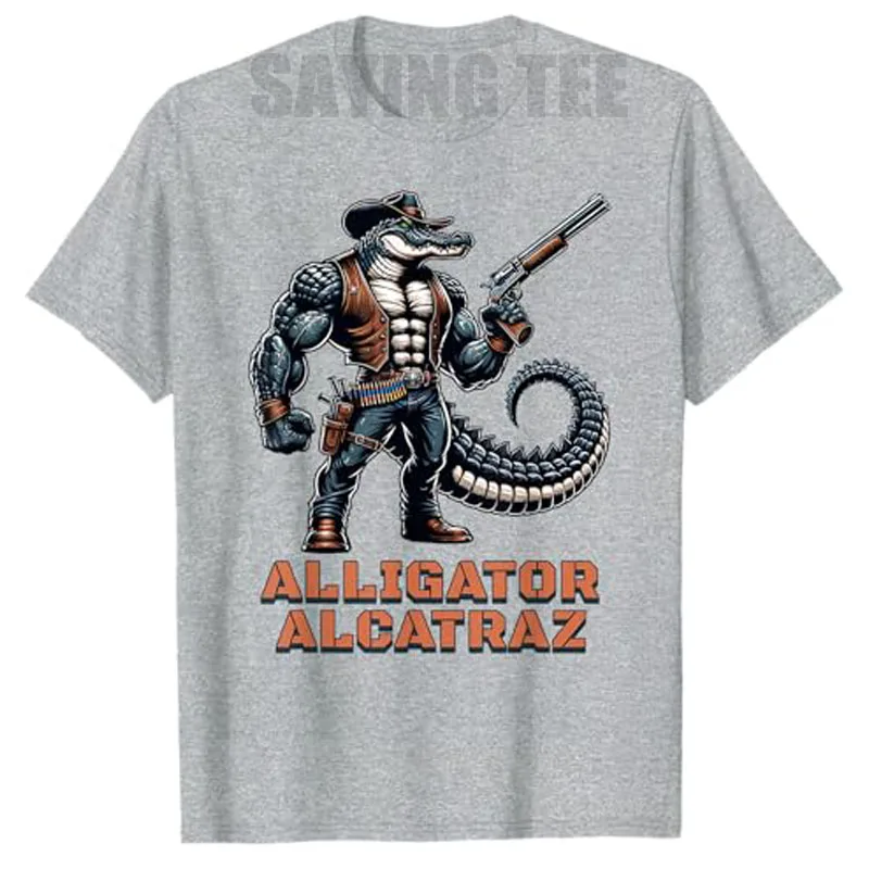 Funny Alligator Alcatraz, Florida Everglades Prison T-Shirt Humor Political Joke Y2k Design Graphic Outfit Street Novelty Gift
Funny Alligator Alcatraz, Florida Everglades Prison T-Shirt Humor Political Joke Y2k Design Graphic Outfit Street Novelty Gift