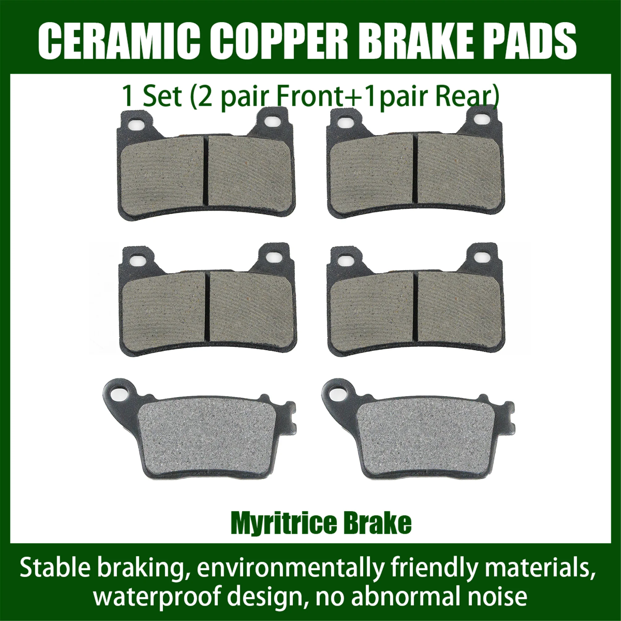 Myritrice Fit For Honda Front Rear Brake Pads CBR 1000RR CBR1000RR CBR 1000 RR / RA CBR 600RR CBR600RR CBR 600 RR / RA 2006-2016
Myritrice Fit For Honda Front Rear Brake Pads CBR 1000RR CBR1000RR CBR 1000 RR / RA CBR 600RR CBR600RR CBR 600 RR / RA 2006-2016
