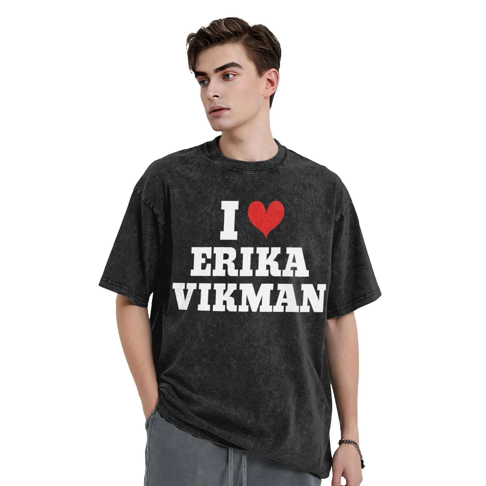Eurovisions Финляндия 2025 I Love Erika Vikman мытые футболки уличная футболка футболки для мужчин женщин с коротким рукавом графический
Eurovisions Финляндия 2025 I Love Erika Vikman мытые футболки уличная футболка футболки для мужчин женщин с коротким рукавом графический