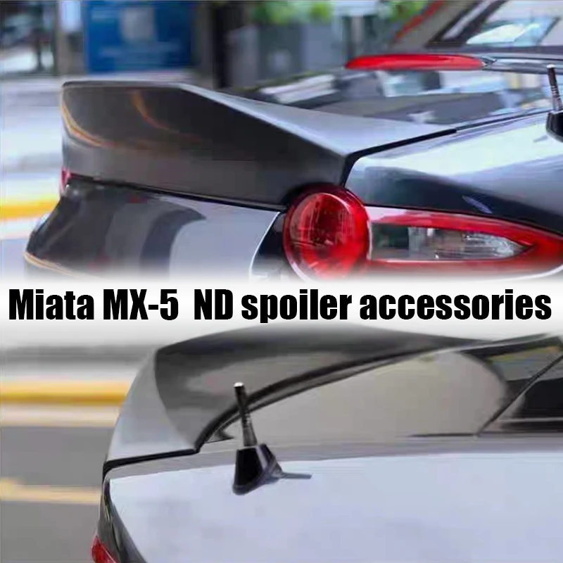 Suitable for Mazda MX-5 Miata ND RF unpainted duck shaped spoiler original carbon brazed luggage wing lip racing accessories
Suitable for Mazda MX-5 Miata ND RF unpainted duck shaped spoiler original carbon brazed luggage wing lip racing accessories
