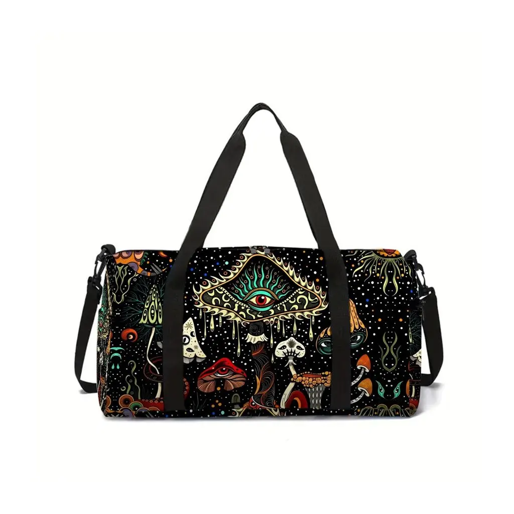 Bohemian Mushroom 2D Flat Cartoon School Travel Bag Large Capacity Zipper Luggage Bag Best Gift for Boys Girls Fashion Style
Bohemian Mushroom 2D Flat Cartoon School Travel Bag Large Capacity Zipper Luggage Bag Best Gift for Boys Girls Fashion Style