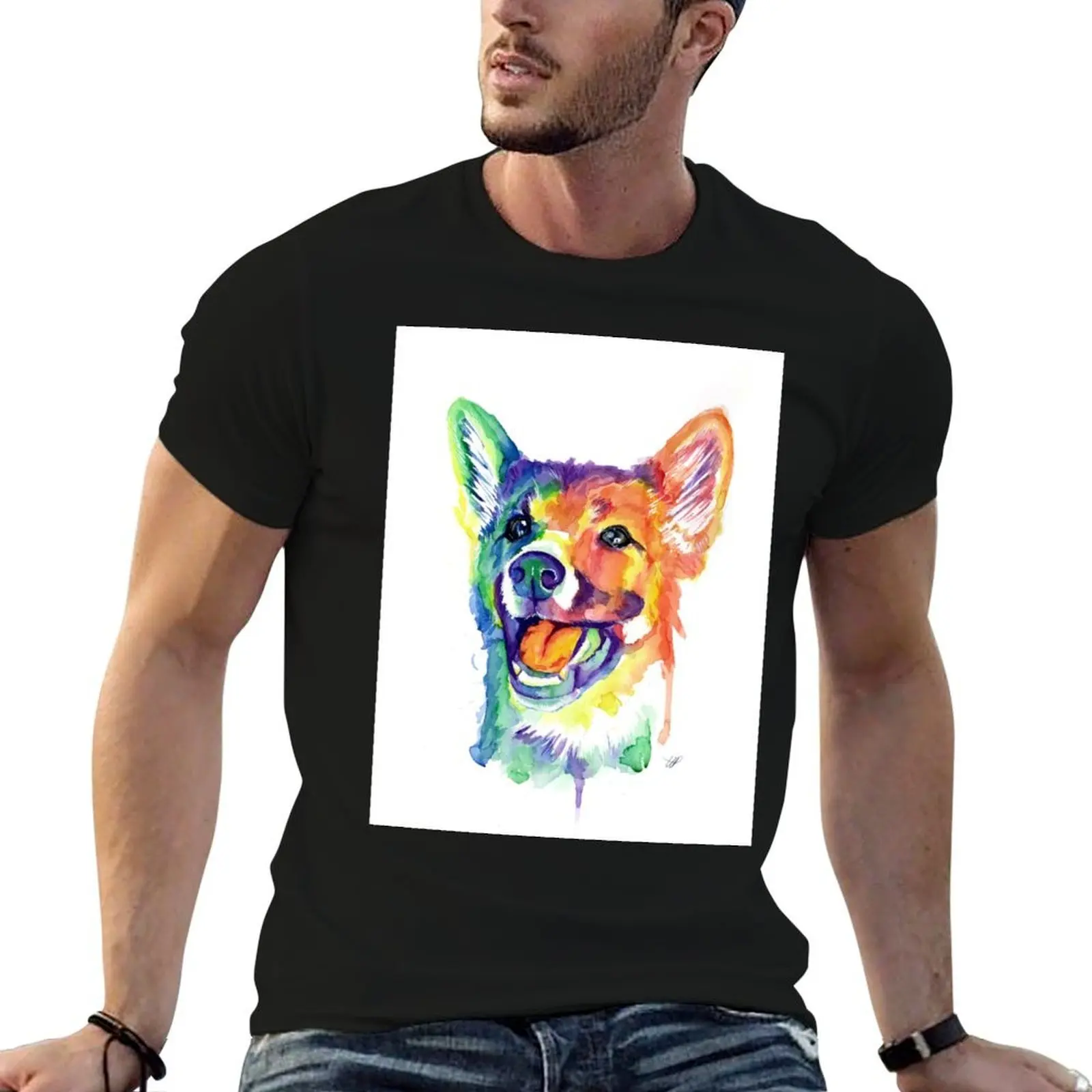 Rainbow Dingo by @Hayley_Artistry T-Shirt cotton t shirts man 100% t shirt man plain T-Shirt
Rainbow Dingo by @Hayley_Artistry T-Shirt cotton t shirts man 100% t shirt man plain T-Shirt