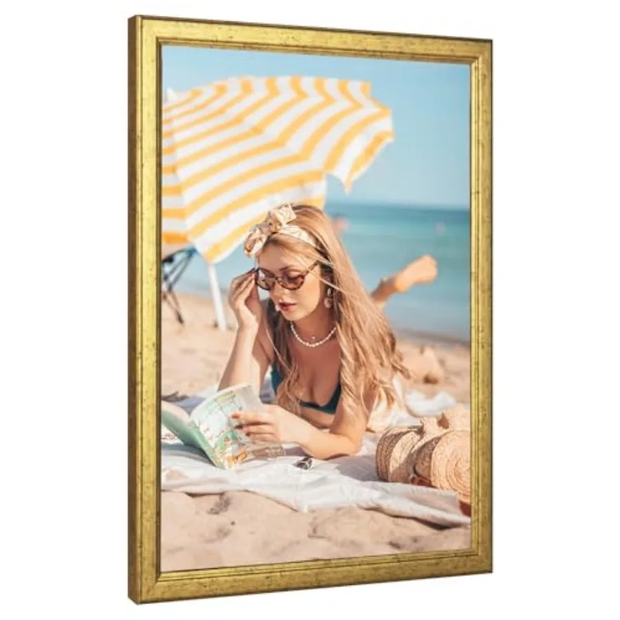 Wood 27x40 Frame, Ornate Natural 40x27in Poster Picture Frame, Modern en 27 x 40inch Gallery Wall Photo Frame with HD Plexiglas
Wood 27x40 Frame, Ornate Natural 40x27in Poster Picture Frame, Modern en 27 x 40inch Gallery Wall Photo Frame with HD Plexiglas