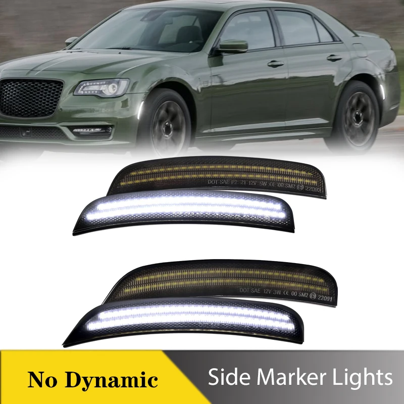 4Pcs LED Front Rear Bumper Side Marker Lights For Chrysler 300 2015-2023 Turn Singal Lamps White Car Accessories OEM#68213844AD
4Pcs LED Front Rear Bumper Side Marker Lights For Chrysler 300 2015-2023 Turn Singal Lamps White Car Accessories OEM#68213844AD
