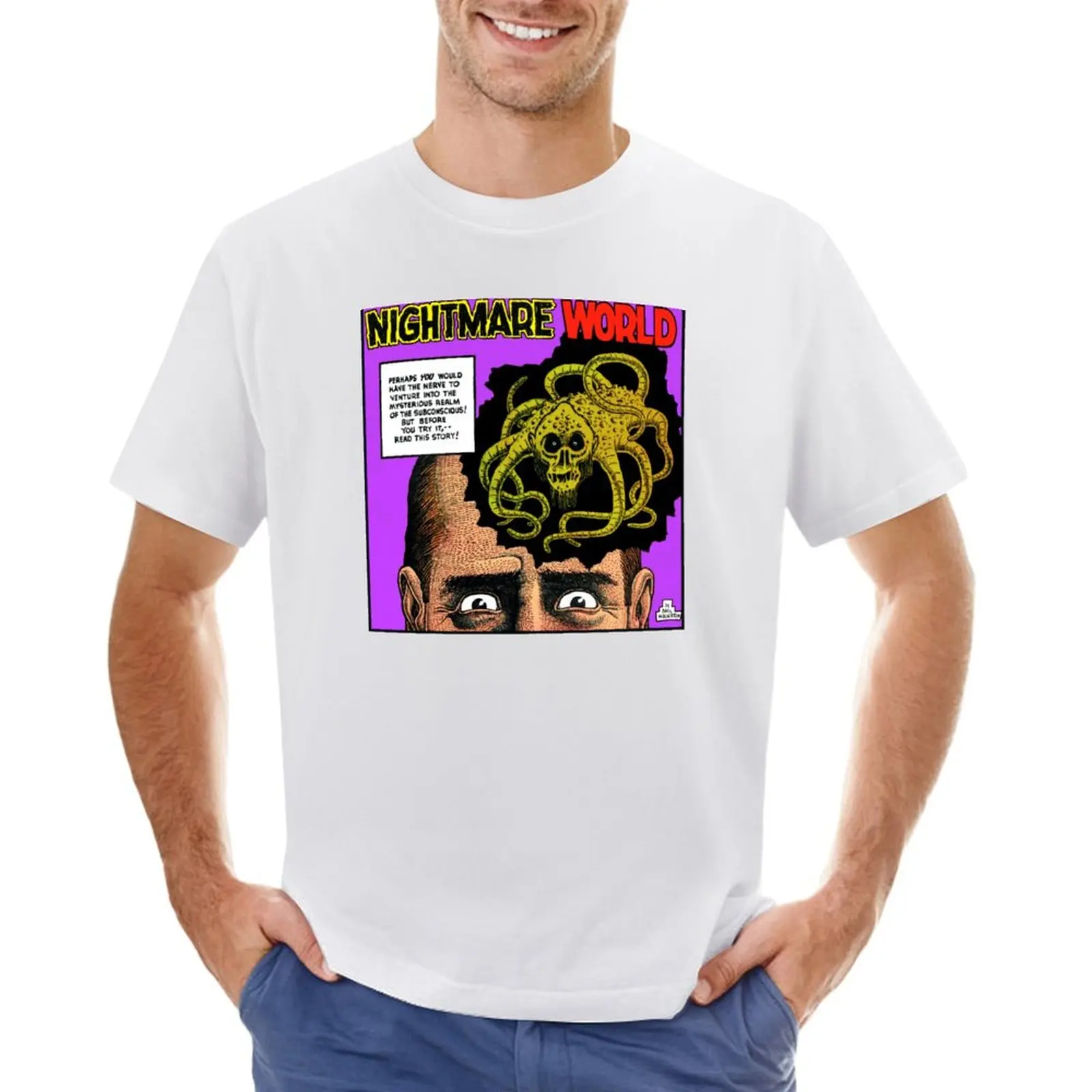 Nightmare World Basil Wolverton T-shirt blacks cute tops mens graphic t-shirts pack
Nightmare World Basil Wolverton T-shirt blacks cute tops mens graphic t-shirts pack