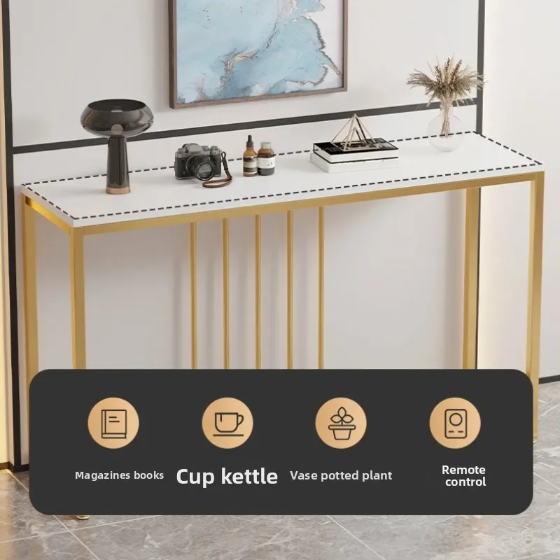 Factory Entry Porch Cabinet Light Luxury Porch Table Storage Table Against The Wall Long Table Creative Desk Sturdy And Durable
Factory Entry Porch Cabinet Light Luxury Porch Table Storage Table Against The Wall Long Table Creative Desk Sturdy And Durable