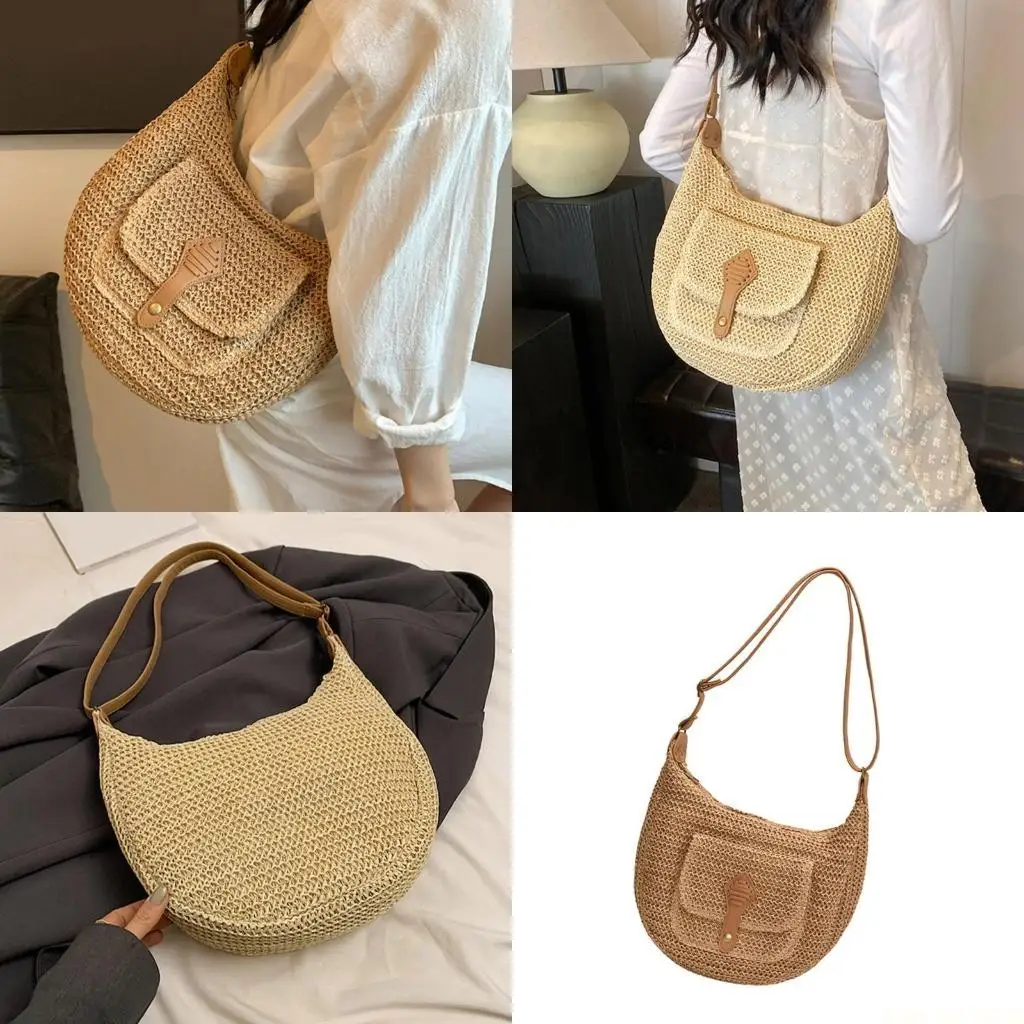 X90D Women Crossbody Bag Handmade Shoulder Bag Straw Beach Bag Ladies Vacation Bag
X90D Women Crossbody Bag Handmade Shoulder Bag Straw Beach Bag Ladies Vacation Bag