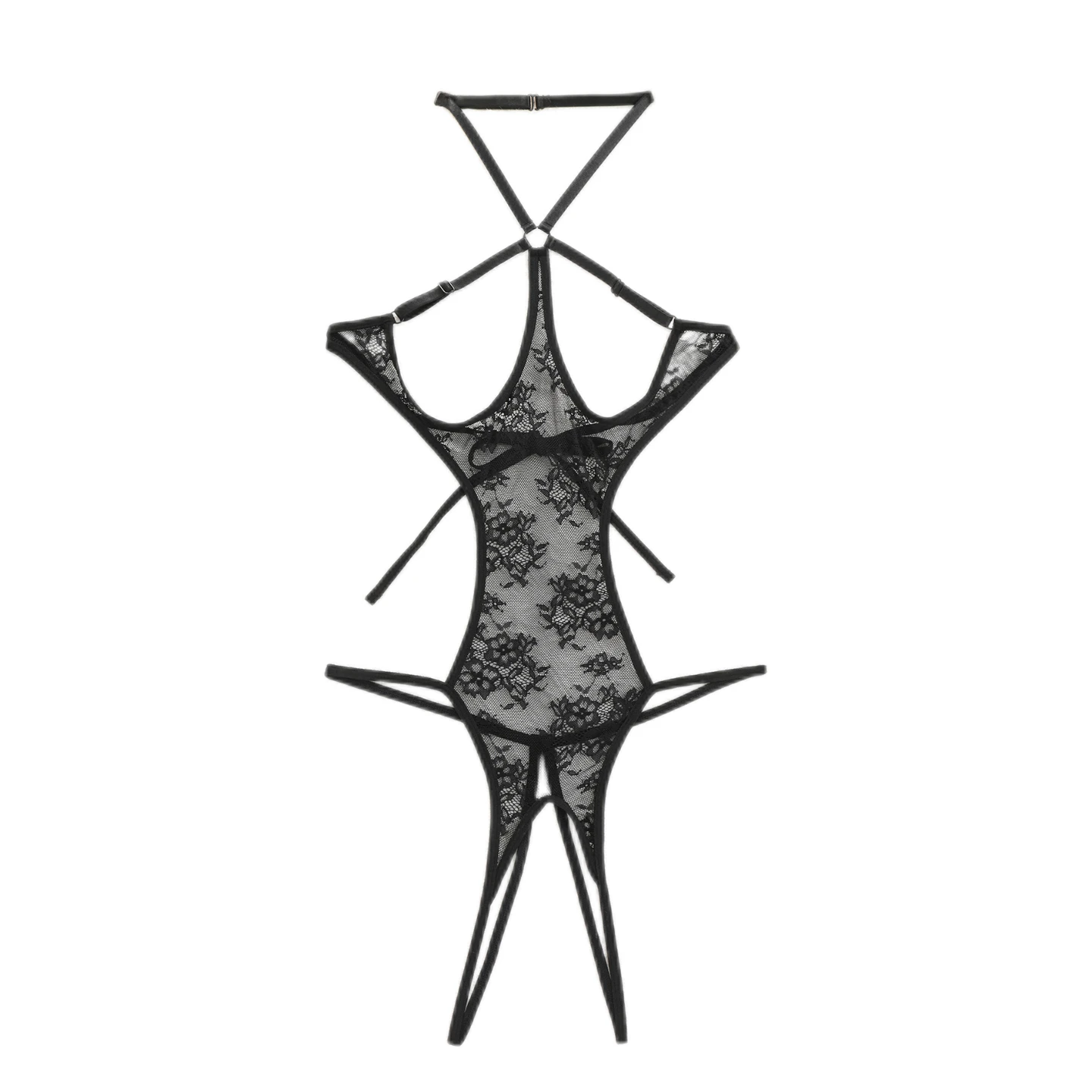 Красный кружевной полый комбинезон с ремешком, подходящий для романтических и интимных мероприятий
Красный кружевной полый комбинезон с ремешком, подходящий для романтических и интимных мероприятий