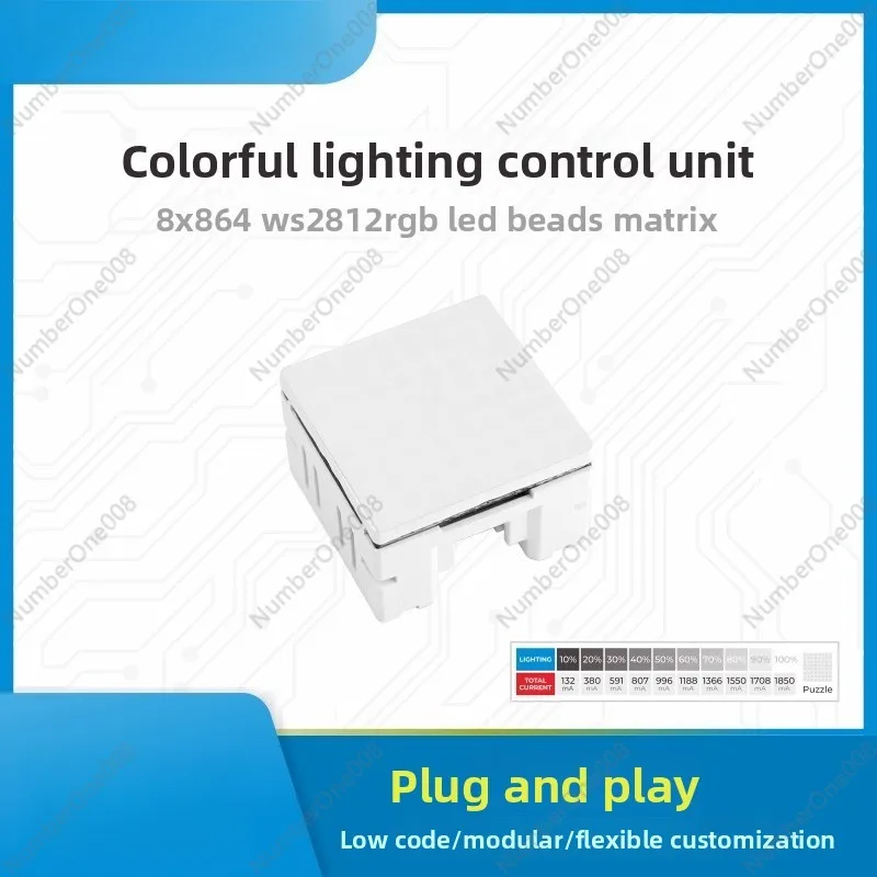 Unit Puzzle Colorful Light Control Unit RGB LED Matrix WS2812E
Unit Puzzle Colorful Light Control Unit RGB LED Matrix WS2812E