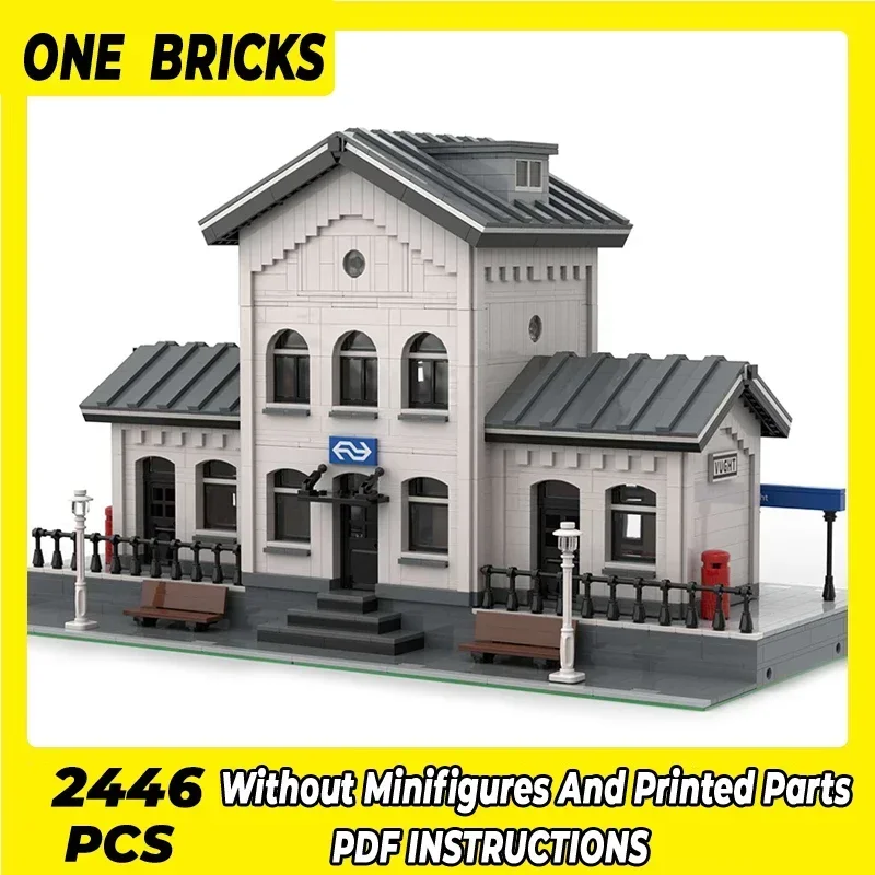 Moc Building Blocks Modular Street View Vught Train Station Technical Bricks DIY Assembly Construction Toys For Holiday Gifts
Moc Building Blocks Modular Street View Vught Train Station Technical Bricks DIY Assembly Construction Toys For Holiday Gifts