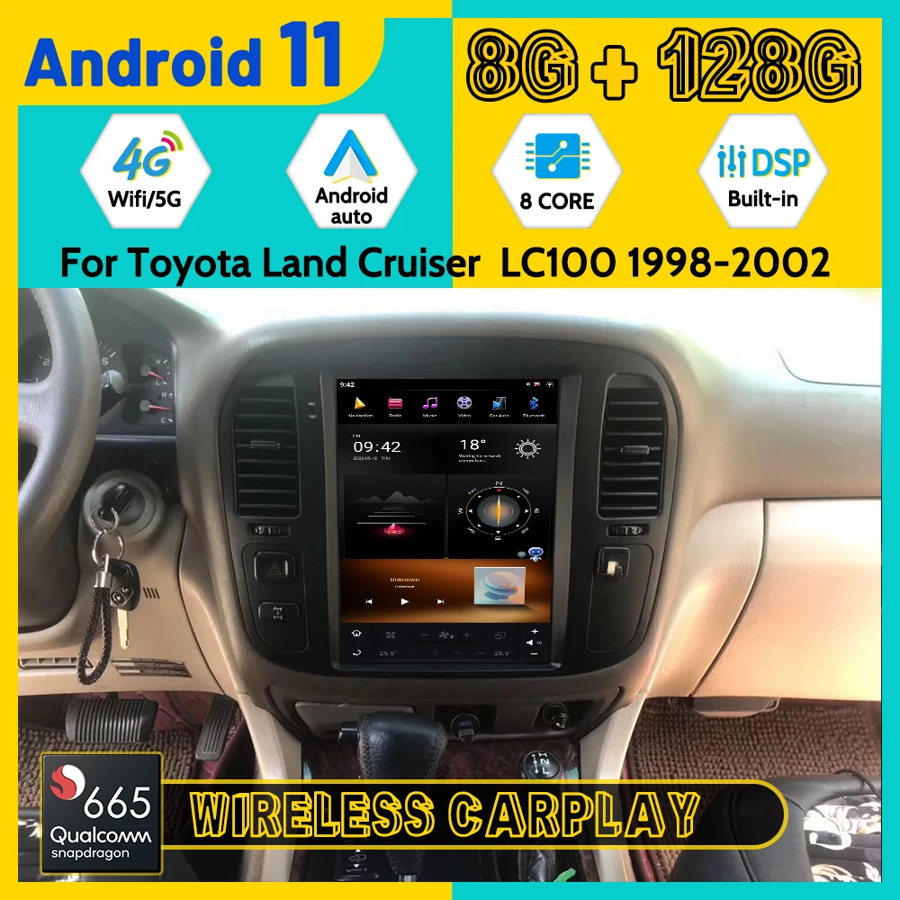 Автомобильный радиоприемник Tesla для Toyota Land Cruiser LC200 1992-2002 для Lexus LX470 2002-2007 Android мультимедийный плеер GPS Navi Unit
Автомобильный радиоприемник Tesla для Toyota Land Cruiser LC200 1992-2002 для Lexus LX470 2002-2007 Android мультимедийный плеер GPS Navi Unit