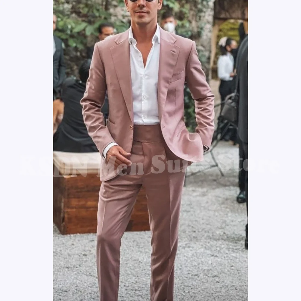 Elegant Men's Suits Notch Lapel Slim Fit Single Breasted Suit Set 2 Piece Formal Party Customized Male Clothing Costume Homme
Elegant Men's Suits Notch Lapel Slim Fit Single Breasted Suit Set 2 Piece Formal Party Customized Male Clothing Costume Homme