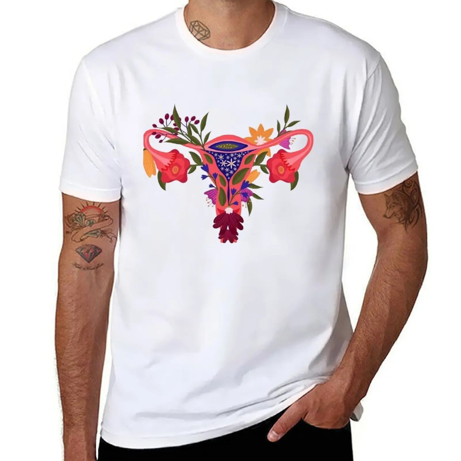 Womb With Flowers ||Female Reproductive System|| T-Shirt man t shirts cotton man t shirt cotton T-Shirt
Womb With Flowers ||Female Reproductive System|| T-Shirt man t shirts cotton man t shirt cotton T-Shirt