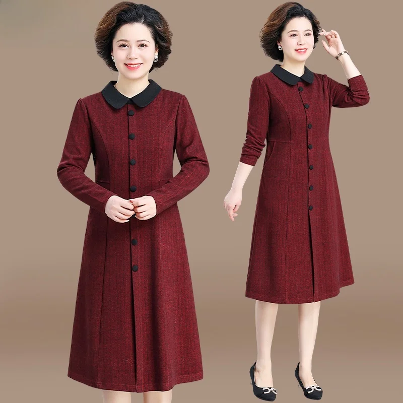 Wedding Dr Midi Skirt Faionable Loose Fit Polyester Blend Button Detail Ne Spring New Arrival for Middle-Aged Women
Wedding Dr Midi Skirt Faionable Loose Fit Polyester Blend Button Detail Ne Spring New Arrival for Middle-Aged Women