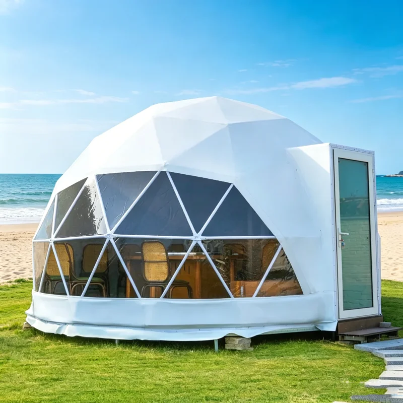 Durable Waterproof PVC Camping Dome Tent 4 Season Luxury Resort Prefab Glamping Geodesic Dome House Air Dome Tent Camping OME
Durable Waterproof PVC Camping Dome Tent 4 Season Luxury Resort Prefab Glamping Geodesic Dome House Air Dome Tent Camping OME