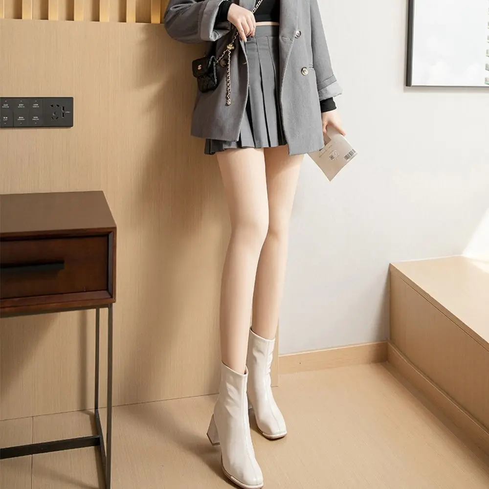 Plus Velvet High Waist Skin Color Nudity Nude Double-layer Winter Pantyhose Women Stockings Thermal Pantyhose Bare Leg Artifact
Plus Velvet High Waist Skin Color Nudity Nude Double-layer Winter Pantyhose Women Stockings Thermal Pantyhose Bare Leg Artifact