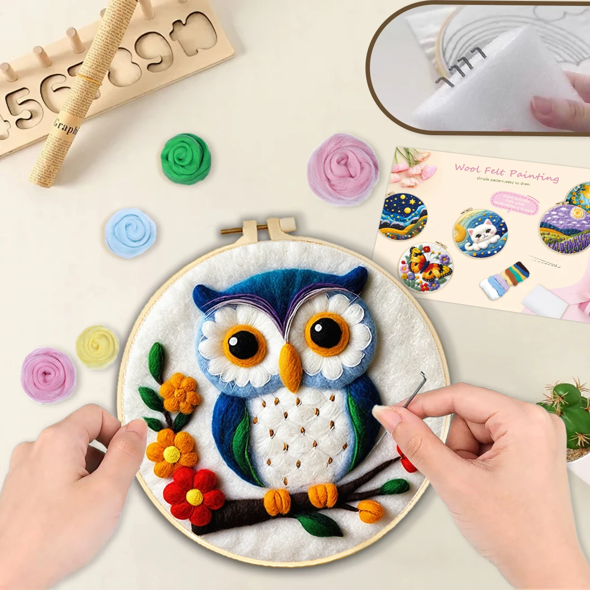 GATYZTORY Cat Diy Wool Painting Crafts Embroidery Hoop Animal Wool Felt Painting Art Kit Modern Diy Gift Home Decor
GATYZTORY Cat Diy Wool Painting Crafts Embroidery Hoop Animal Wool Felt Painting Art Kit Modern Diy Gift Home Decor