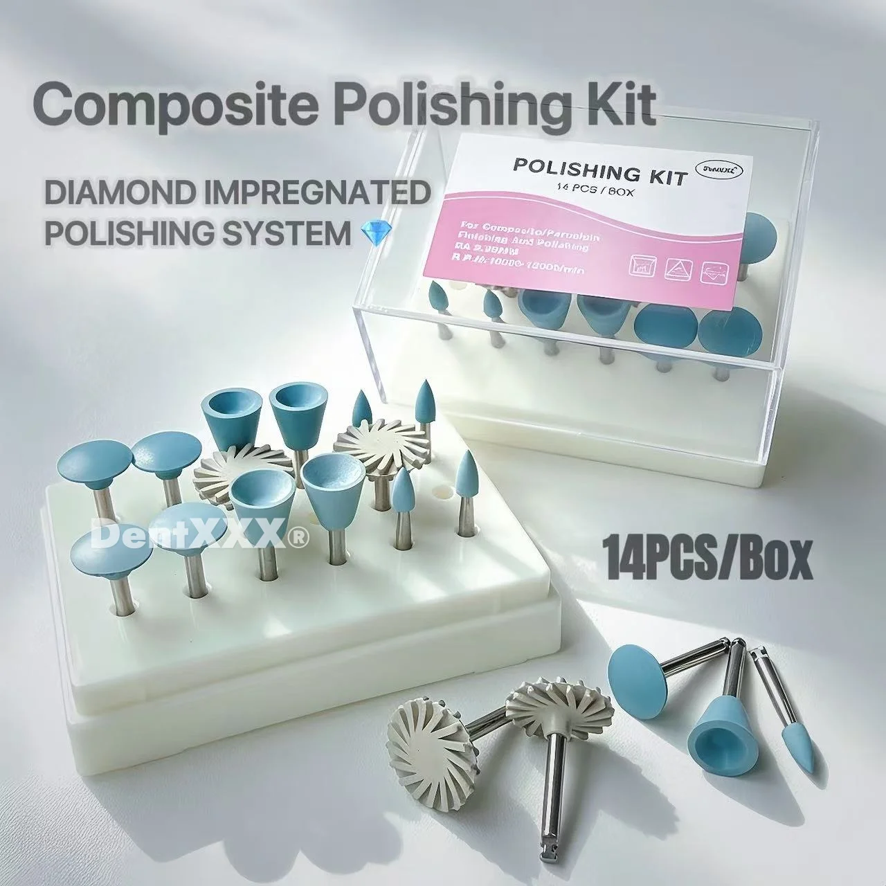 BUY 5 GET 2 FREE 14PPCS Polishing Kit Polishing System 2.35mm Shank for Precision Buffing & Long-Lasting Mirror Gloss
BUY 5 GET 2 FREE 14PPCS Polishing Kit Polishing System 2.35mm Shank for Precision Buffing & Long-Lasting Mirror Gloss
