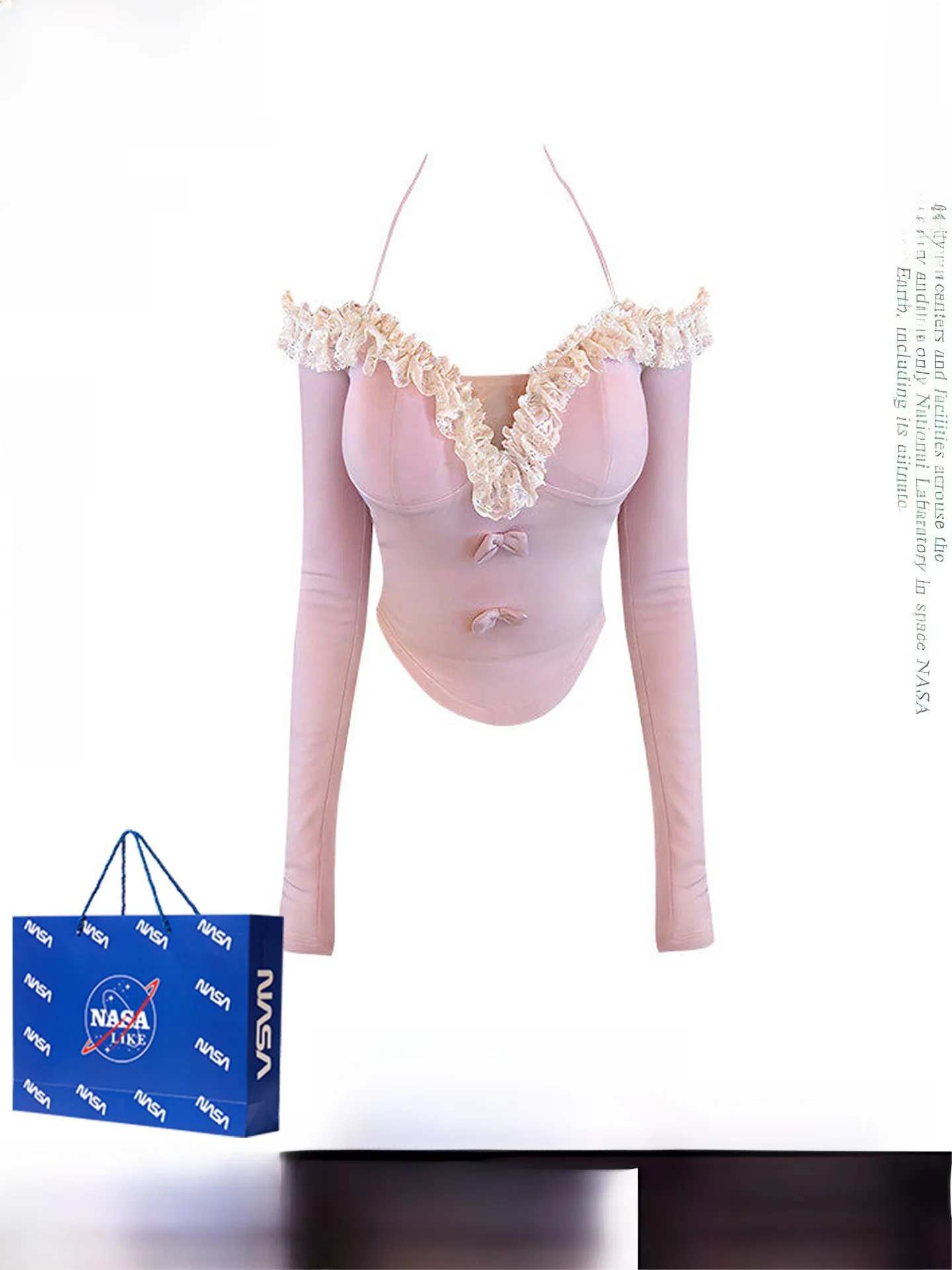 Pure Desire Knot Lace Splice Long Sve T-irt Women Spring Spicy ort Base irt One oulder Ne Hanging Wais...
Pure Desire Knot Lace Splice Long Sve T-irt Women Spring Spicy ort Base irt One oulder Ne Hanging Wais...