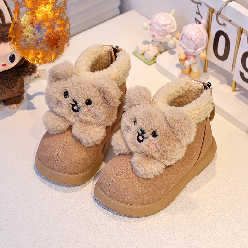 Зимние меховые сапоги для детей, плюшевые сапоги с милыми животными для детей, толстые теплые зимние сапоги для мальчиков и девочек, трендовая детская зимняя обувь
Зимние меховые сапоги для детей, плюшевые сапоги с милыми животными для детей, толстые теплые зимние сапоги для мальчиков и девочек, трендовая детская зимняя обувь