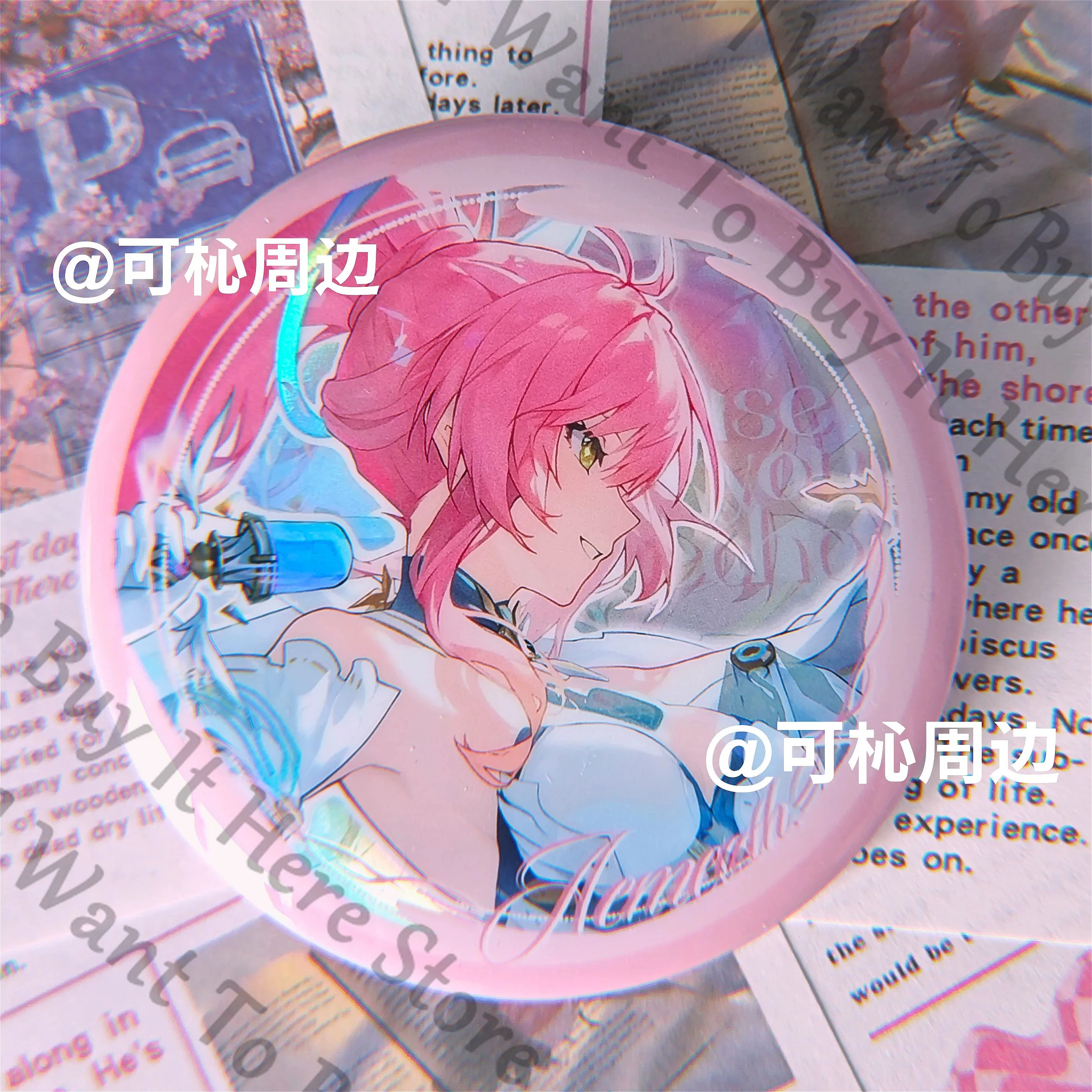 65mm Anime Wuthering Waves Aemeath Cosplay Cartoon Laser Badge Double Flash Emblem Pendants Reflect Light Brooch Widget Gift
65mm Anime Wuthering Waves Aemeath Cosplay Cartoon Laser Badge Double Flash Emblem Pendants Reflect Light Brooch Widget Gift
