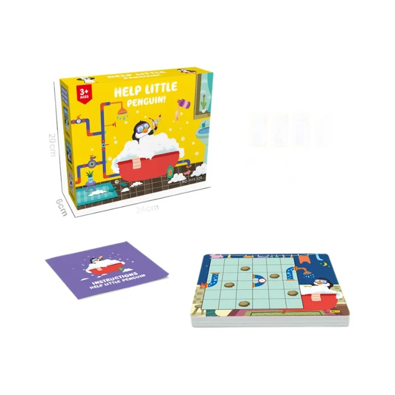 Little Penguin Bathing Puzzle Board Game Plane Puzzle Game Little Crocodile Bathing Desktop Parent Child Toy
Little Penguin Bathing Puzzle Board Game Plane Puzzle Game Little Crocodile Bathing Desktop Parent Child Toy