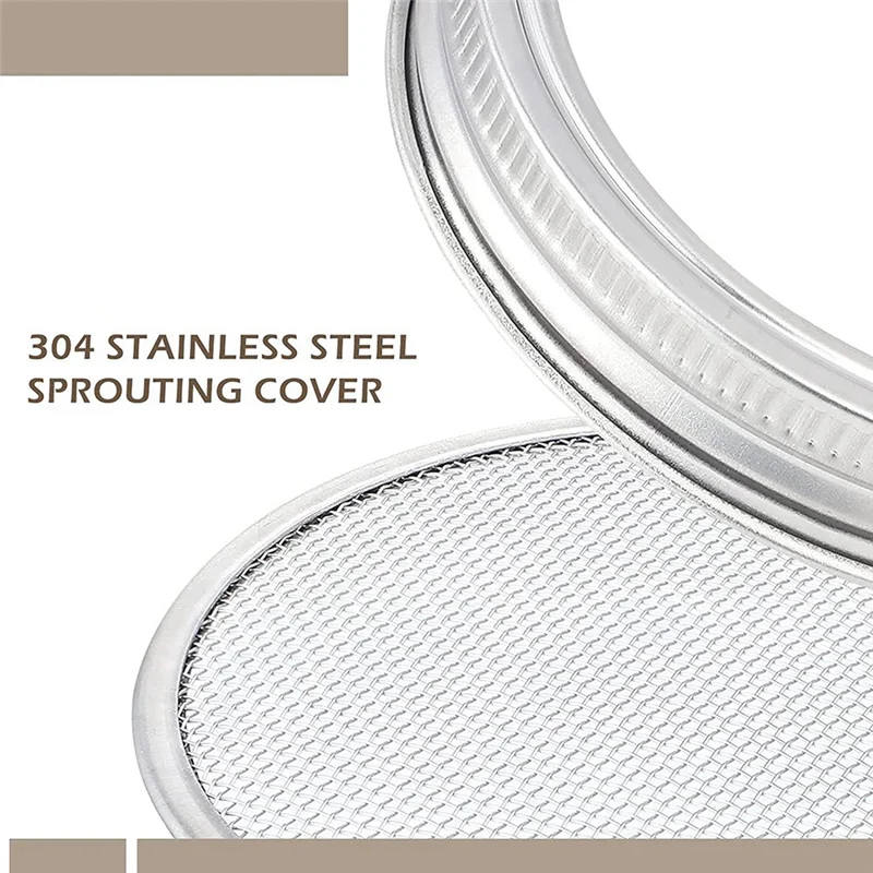 Sprouting Jar Kit8 Sets Sprouting Jar Kit Includes Sprouting Lids and Sprouting Stands Jar
Sprouting Jar Kit8 Sets Sprouting Jar Kit Includes Sprouting Lids and Sprouting Stands Jar