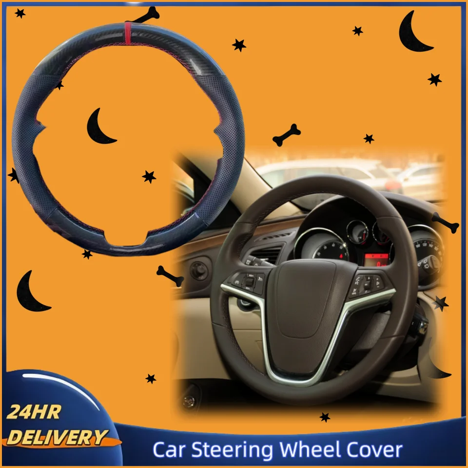 Hand-stitched Carbon Fiber Genuine Leather Steering Wheel Cover For Opel Insignia 2008-2013 Astra (J) Cascada Mokka 2012-2019
Hand-stitched Carbon Fiber Genuine Leather Steering Wheel Cover For Opel Insignia 2008-2013 Astra (J) Cascada Mokka 2012-2019