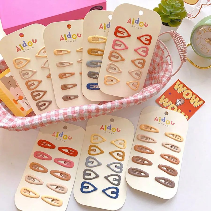 10pcs/Set Cute Girls Maillard Hair Accessories Matte Bb Clip For Bangs, Heart & Star Design Hairpin, Small Size Claw Clips Hair Claws Hair Barrettes, School Stuff, Head Accessories
10pcs/Set Cute Girls Maillard Hair Accessories Matte Bb Clip For Bangs, Heart & Star Design Hairpin, Small Size Claw Clips Hair Claws Hair Barrettes, School Stuff, Head Accessories