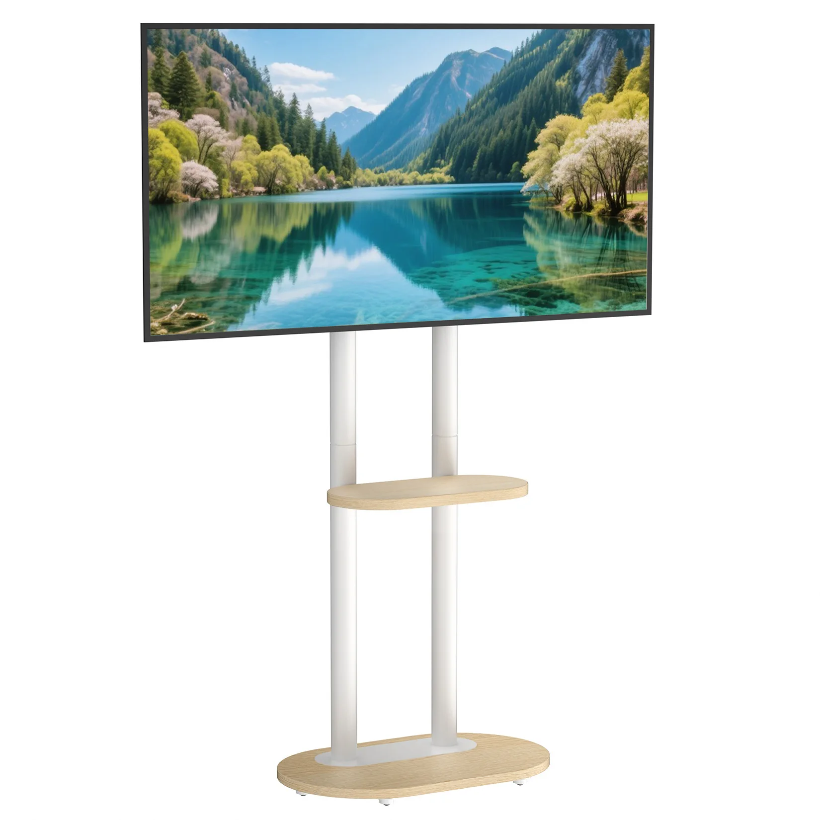 Double-rod floor-to-ceiling TV bracket movable, lifting TV rack floor-to-ceiling pulley, office live broadcast bracket
Double-rod floor-to-ceiling TV bracket movable, lifting TV rack floor-to-ceiling pulley, office live broadcast bracket