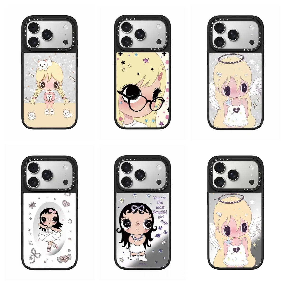 Cute girl angel jade magnetic suction suitable for Apple 17PM phone case iPhone 16 pro protective case mirror
Cute girl angel jade magnetic suction suitable for Apple 17PM phone case iPhone 16 pro protective case mirror