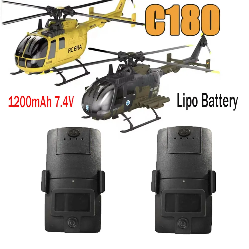 Orginal RC ERA 7.4V 1200mah LiPo Battery for C180 BO105 Scale RC Helicopter Original Spare Parts
Orginal RC ERA 7.4V 1200mah LiPo Battery for C180 BO105 Scale RC Helicopter Original Spare Parts