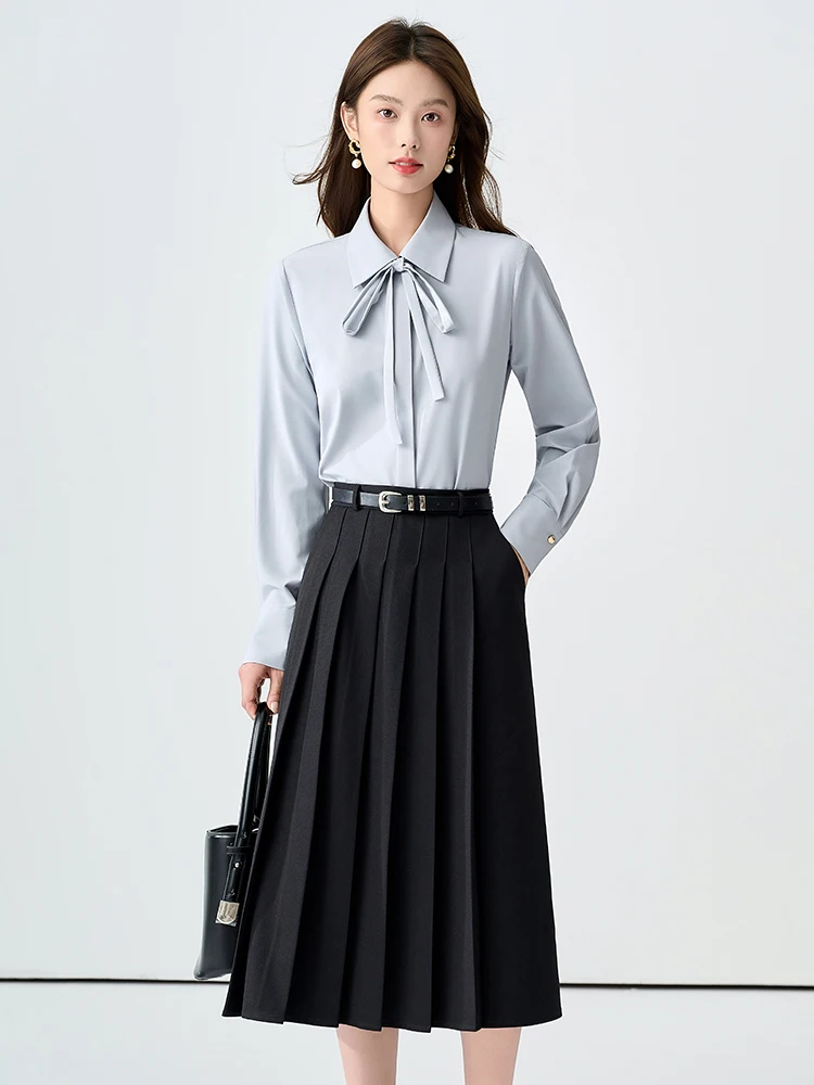 Женский деловой костюм для учителей: корейский стиль, профессиональный, для собеседований, формальный, с поясом, топ с узлом
Женский деловой костюм для учителей: корейский стиль, профессиональный, для собеседований, формальный, с поясом, топ с узлом