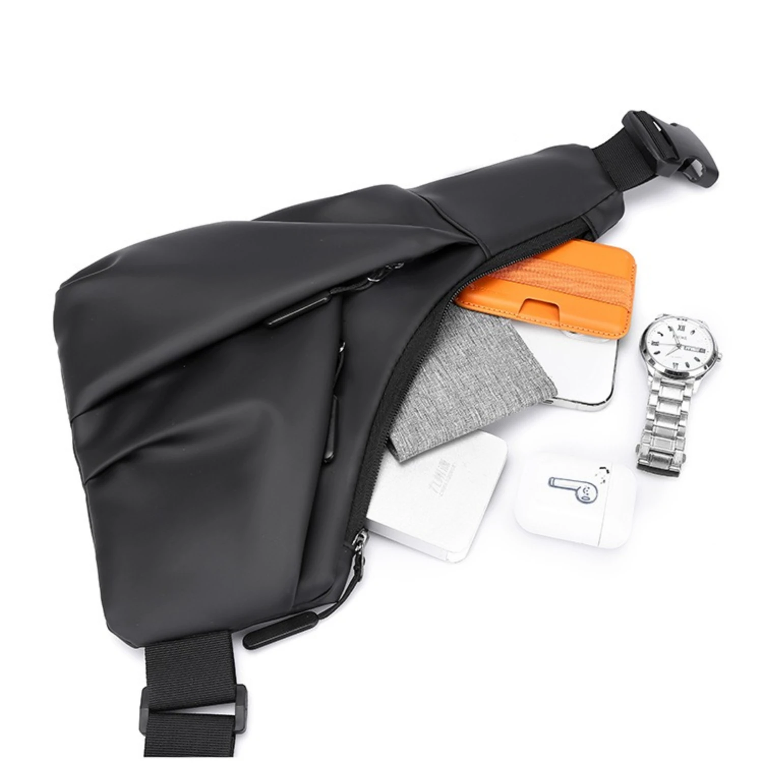 Минималистичная сумка-слинг нестандартного дизайна для мужчин, легкая уличная нагрудная сумка, портативная сумка через плечо
Минималистичная сумка-слинг нестандартного дизайна для мужчин, легкая уличная нагрудная сумка, портативная сумка через плечо