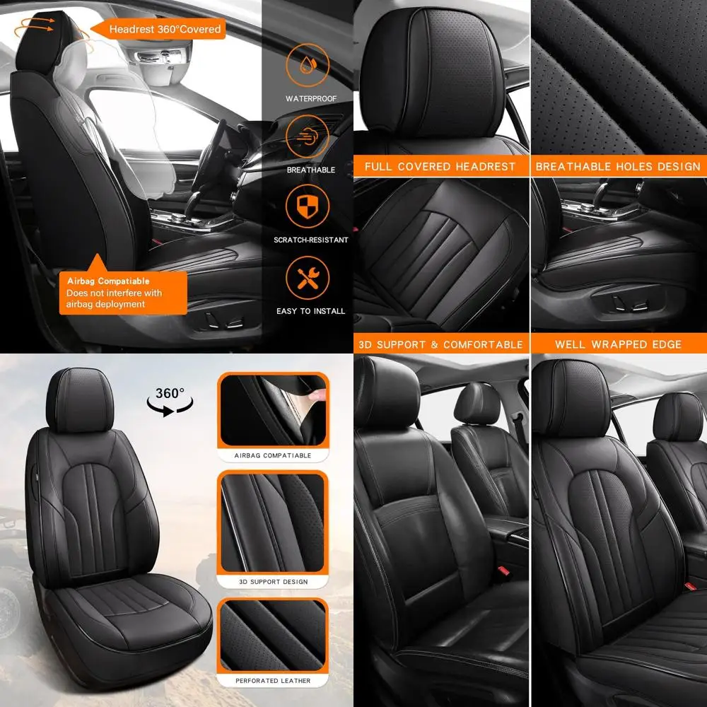Водонепроницаемые чехлы на автомобильные сиденья — комплект защиты передних сидений, универсальная посадка, черный для большинства автомобилей
Водонепроницаемые чехлы на автомобильные сиденья — комплект защиты передних сидений, универсальная посадка, черный для большинства автомобилей