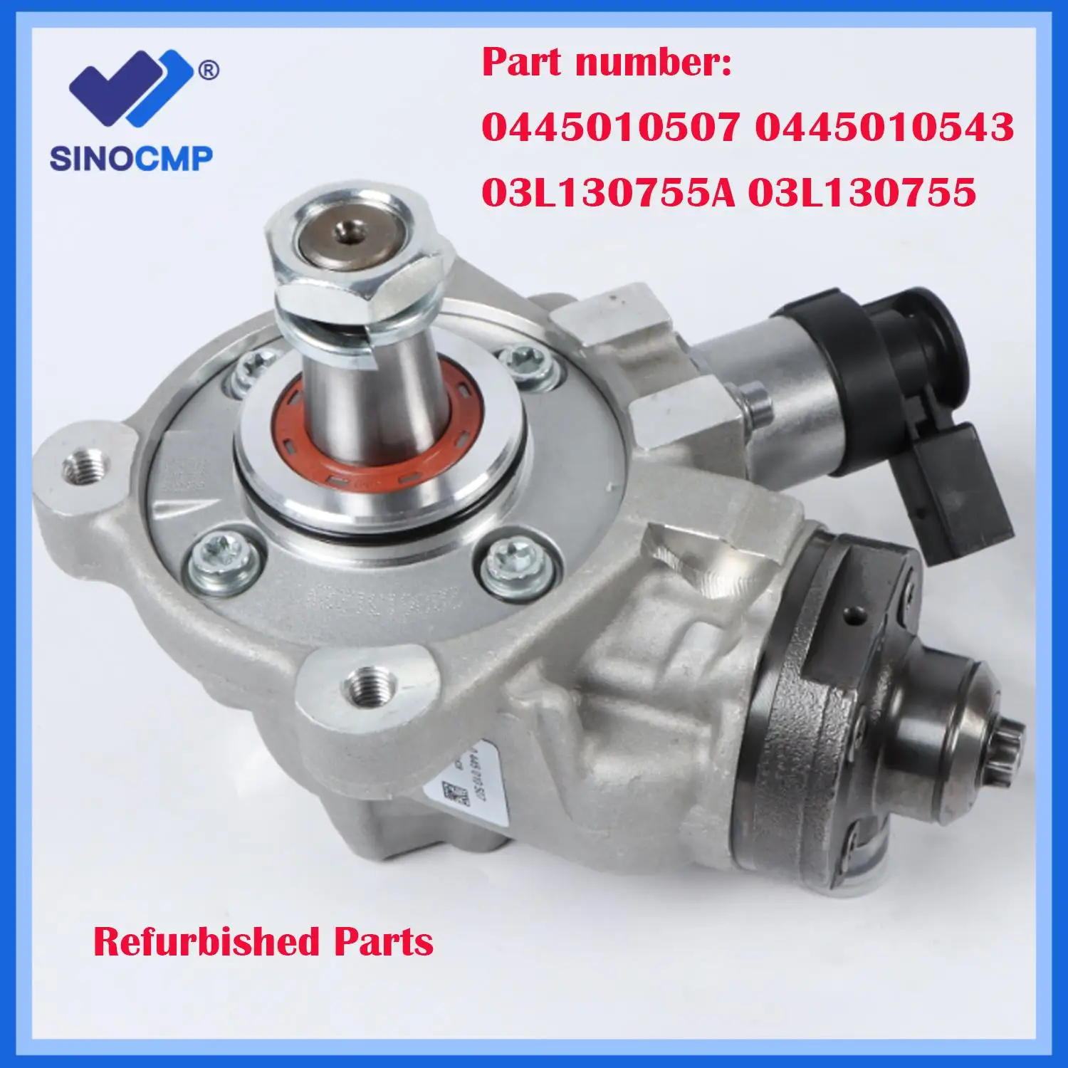 Common Rail Diesel Fuel Injection Pump 0445010507 For VW Audi Seat Skoda 2.0 TDI 03L130755A 03L130755 0445010543 Excavator Parts 
Common Rail Diesel Fuel Injection Pump 0445010507 For VW Audi Seat Skoda 2.0 TDI 03L130755A 03L130755 0445010543 Excavator Parts