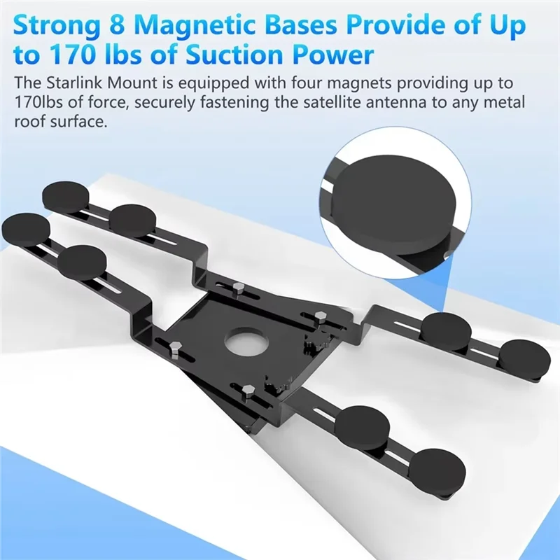 Hot-For Starlink Gen V3 Magnetic Roof Bracket,Heavy Duty Pivot Mount For Cars And Ships,Compatible With Standard Gen 3 Dish
Hot-For Starlink Gen V3 Magnetic Roof Bracket,Heavy Duty Pivot Mount For Cars And Ships,Compatible With Standard Gen 3 Dish
