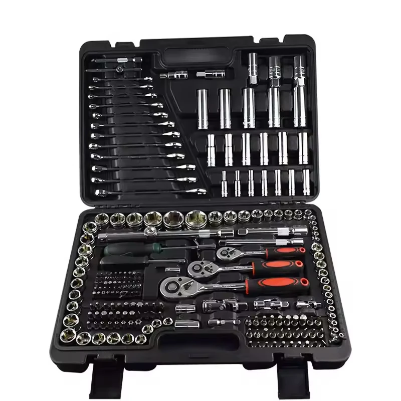 216 Pcs Ratchet Socket Set 1/2" 1/4" 3/8" Tool Kit Toolbox Case Wrench Spanners Car Repair Mechanics
216 Pcs Ratchet Socket Set 1/2" 1/4" 3/8" Tool Kit Toolbox Case Wrench Spanners Car Repair Mechanics