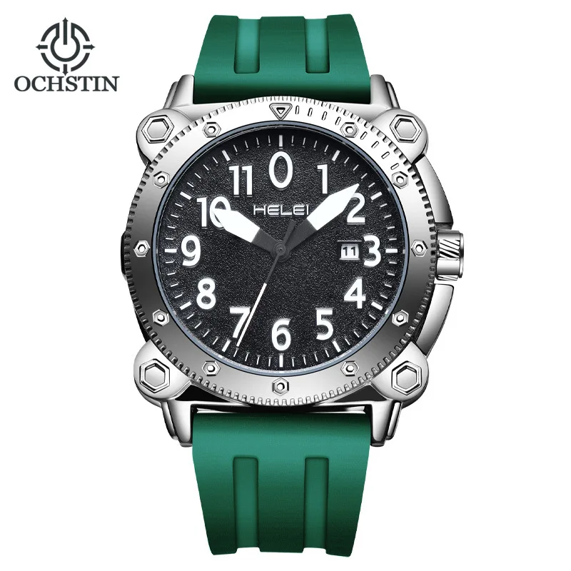 New Men's Sport Watch Waterproof Silicone Band Calendar Quartz Watch Durable Timepiece for Active Lifestyles
New Men's Sport Watch Waterproof Silicone Band Calendar Quartz Watch Durable Timepiece for Active Lifestyles