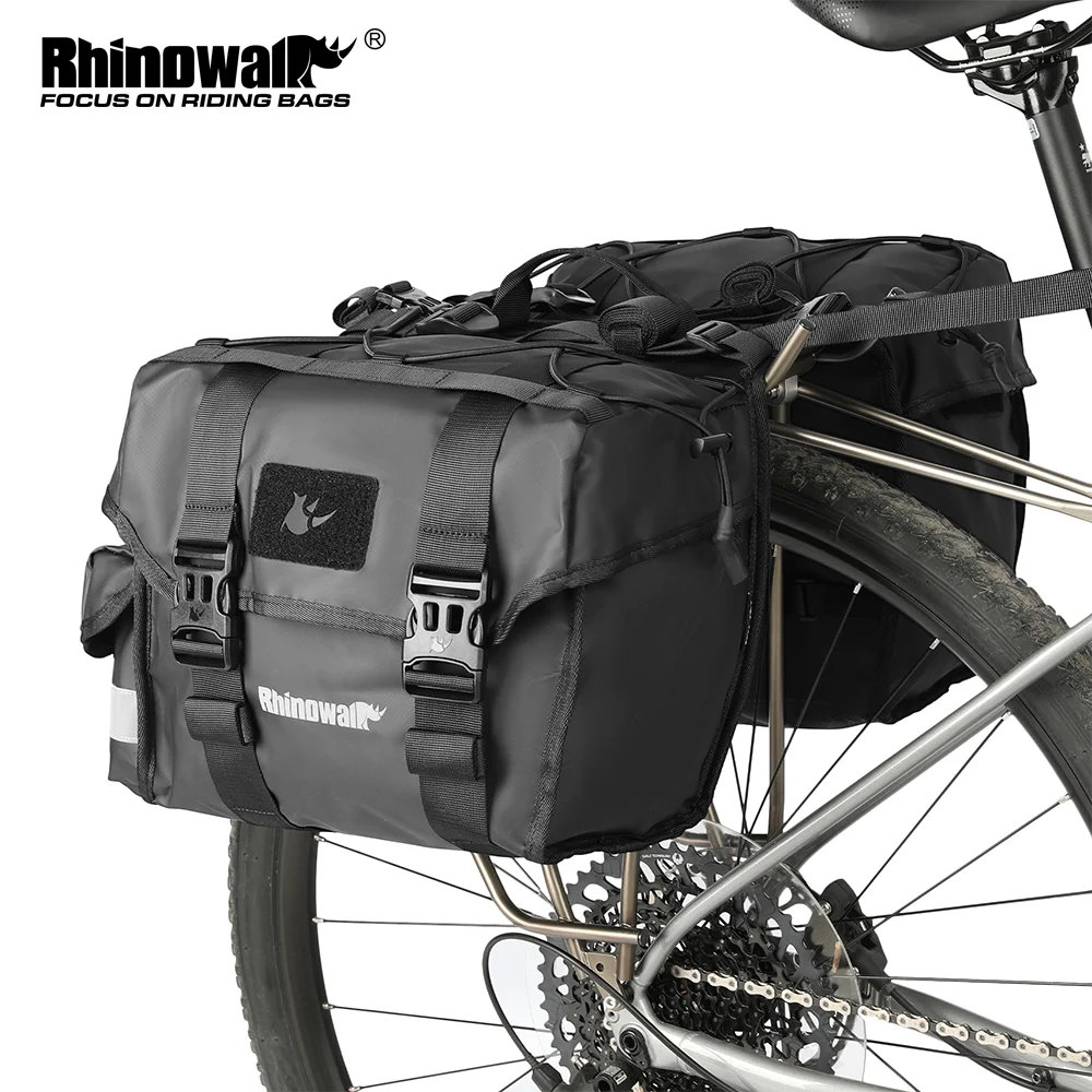 Rhinowalk Bike Pannier Bag Waterproof Dry Cycling Back Rack Side Bag 22/40/50L Large Size Fit 29-35CM Length Rack Long Distance
Rhinowalk Bike Pannier Bag Waterproof Dry Cycling Back Rack Side Bag 22/40/50L Large Size Fit 29-35CM Length Rack Long Distance