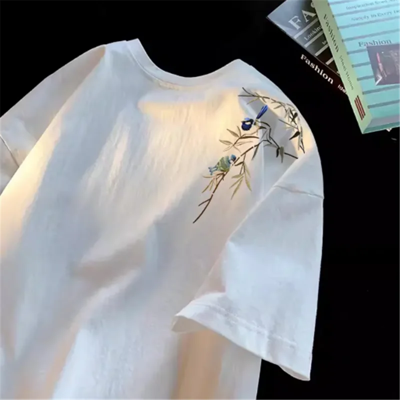 Loose Cotton Short Sleeve T-Shirt Unisex Summer Fashion Sun Protection Clothing Dk Melissa Brand Uva 5% Upf30+
Loose Cotton Short Sleeve T-Shirt Unisex Summer Fashion Sun Protection Clothing Dk Melissa Brand Uva 5% Upf30+